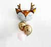 Woodland Deer Balloons | Christmas Reindeer Decor | Woodland Baby Shower | Cute Deer Balloon