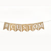 Custom Hashtag Burlap Banner, Wedding Hashtag Sign, Bachelorette or Vacation Hashtag Banner, Wedding Backdrop Decorations, B1172