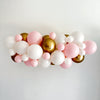 Pink Gold & White Party Decor, Classic Neutral Balloon Garland, Balloon Party Kit, Light Pink, Gold and White Party Decorations