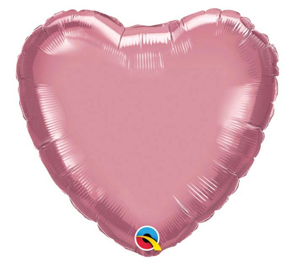 Pink Heart Balloon Set | Valentines Day Decor | Foil Heart Shaped Balloon Props | Mother's Day Balloons