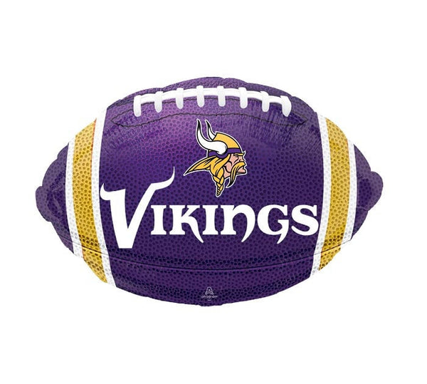 Vikings Balloon 18" | Football Party Decor | Sports Balloon | Tailgate Decor | Football Birthday Photo Prop |