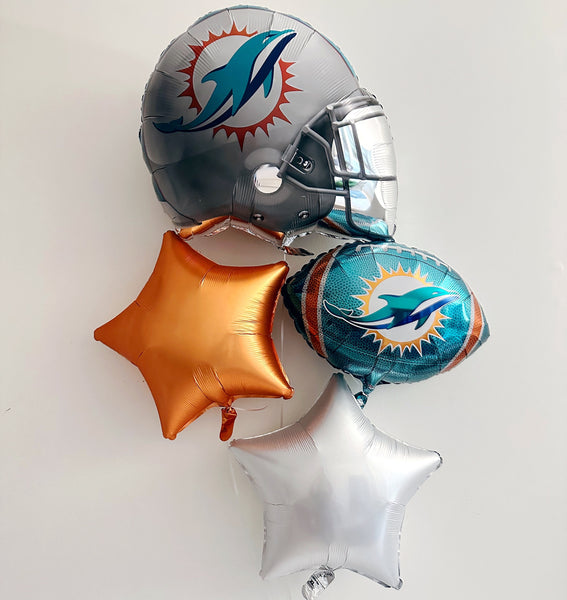 Dolphins Football Decorations, Football Party, Game Day Balloons, Football Banquet Decorations