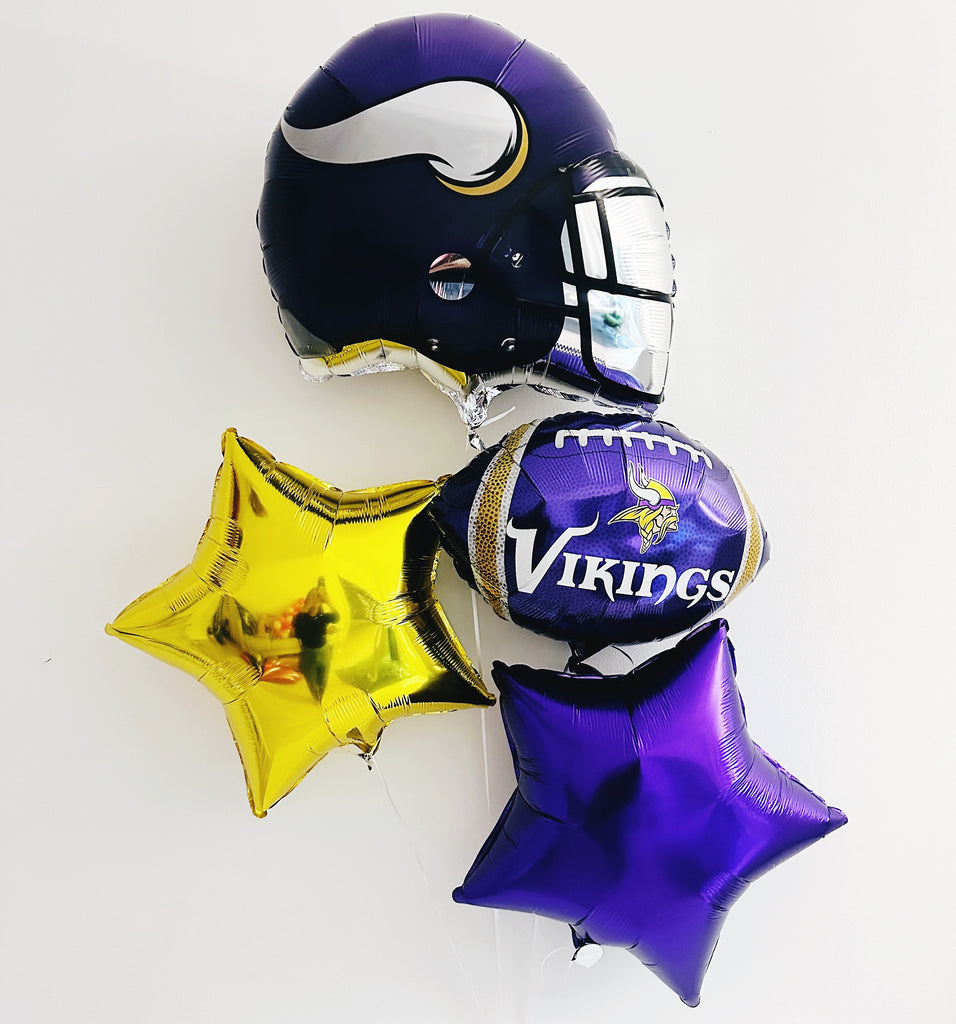 Vikings Football Decorations, Football Party, Game Day Balloons, Football Banquet Decorations