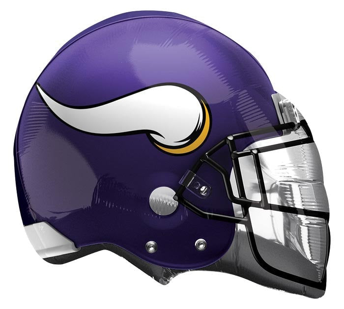balloon art football helmet Vikings Helmet Balloon 21" | Football Party Decorations