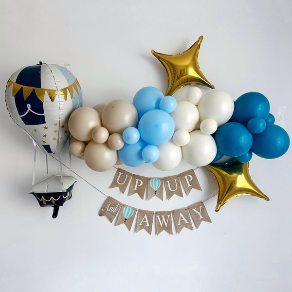 Hot Air Balloon Birthday Party | Up Up & Away Balloons | Birthday Party Decor | Hot Air Balloon Party Props | Explorer Party Decor |