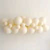 Just Married Decorations, Bridal Balloon Garland, Wedding Decor, Wedding Day Decorations, Just Married Banner, Off White Balloons
