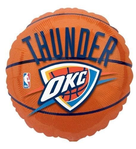Thunder Basketball Balloon | Basketball Party Decor | Sports Balloon | Basketball Party Decor | Basketball Birthday Photo Prop