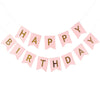 Pink & Gold Happy Birthday Banner, Pink Birthday Decorations, Baby Pink Happy Birthday Sign, Girls Birthday Banner, Pink and Gold Party