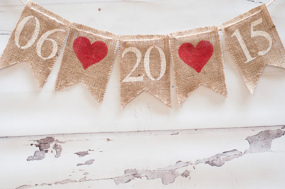 Wedding date banner | Beachweddingtips.com
