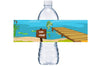 Gone Fishing Waterproof Water Bottle Label, Gone Fishing Waterproof Adhesive Water Bottle Label, BL038