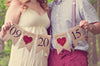 Engagement Burlap Banner, Save The Date Banner, Wedding Photo Prop, Engagement Photo Prop, B041