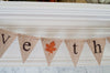 Give Thanks, Give Thanks Banner, Thanksgiving Banner, Give Thanks Burlap Banner, Thanksgiving Decor, B090