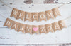 Welcome Baby Name Banner, Baby Shower Name Banner, Pink Baby Shower Banner, Welcome Baby Sign, Baby Shower Decor, B213