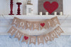 Wedding Banner, Love is in Bloom Banner, Valentines Day Banner, Valentines Day Decor, Save The Date Banner, B259