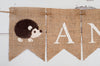 Hedgehog Banner, Hedgehog Woodland Banner, Personalized Hedgehog Banner, Woodland Nursery Decor, Woodland Baby Shower, B286